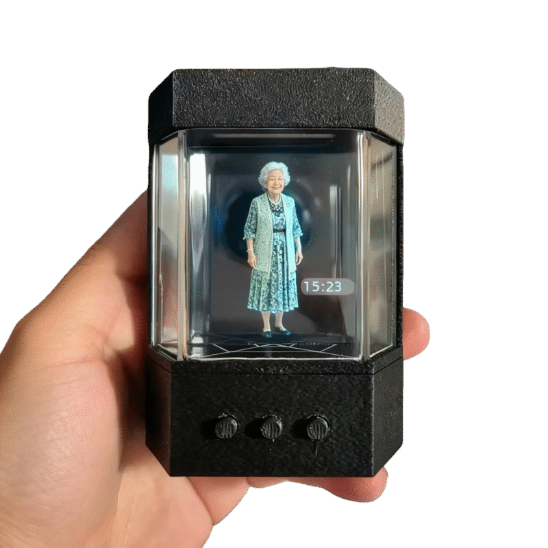 ForeverMiss 3D Holographic Memorial Keepsake | Custom Pet/Human Hologram Gift （Let longing leave its mark, let love never end.）